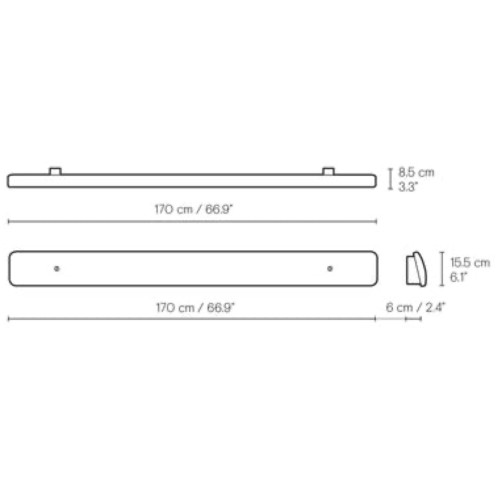 Asserbo Backrest (wall mounted) - Carl Hansen & Søn