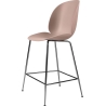 sweet pink shell – black chrome legs – Beetle bar/counter chair - Gubi