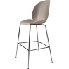 new beige shell – black chrome legs – Beetle bar/counter chair - Gubi