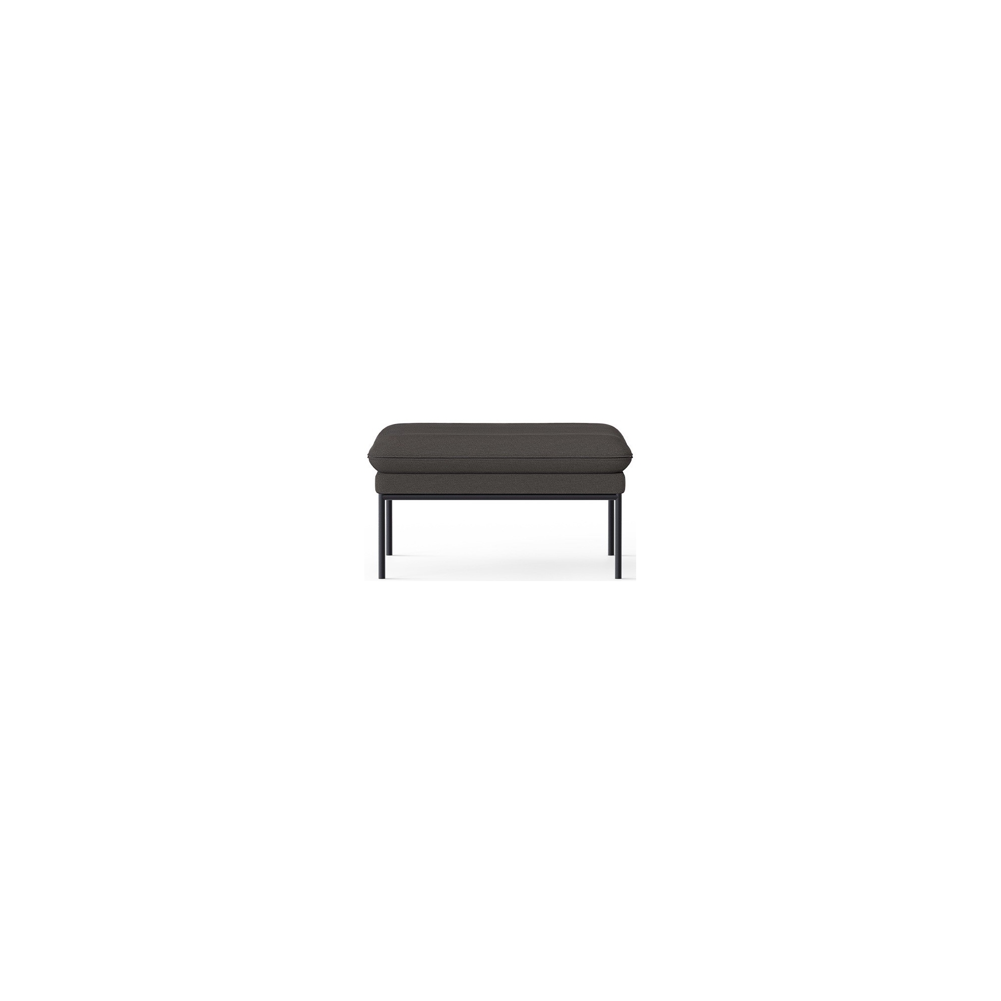 tissu Cyber 2101 – base noir - pouf Turn - Ferm Living