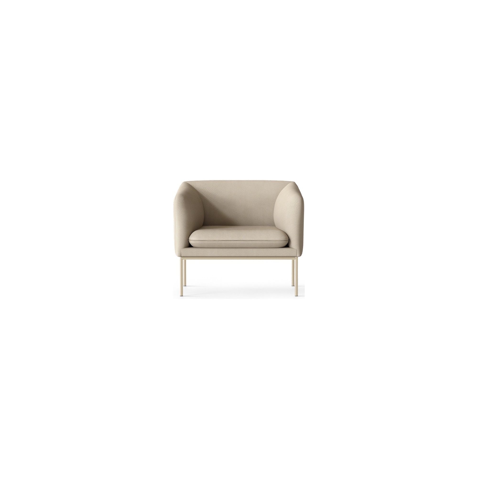 Steelcut Trio 213 fabric – cashmere base – Turn lounge chair - Ferm Living