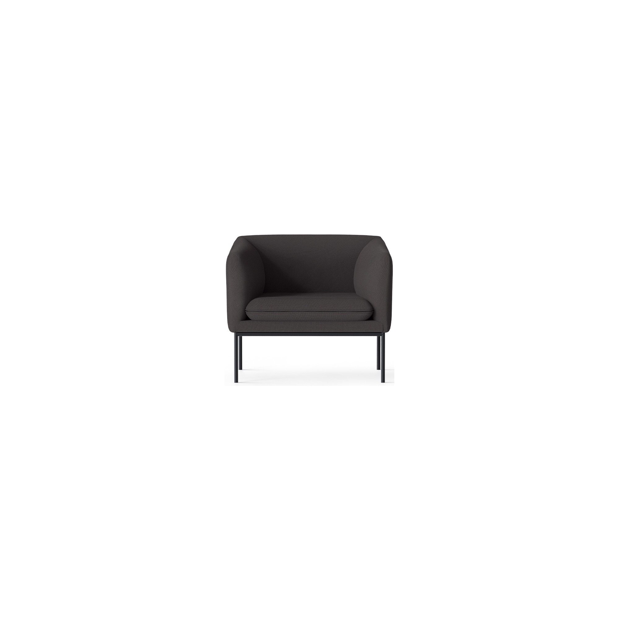 tissu Cyber 2101 – base noire – fauteuil Turn - Ferm Living