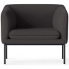 Cyber 2101 fabric – black base – Turn lounge chair - Ferm Living