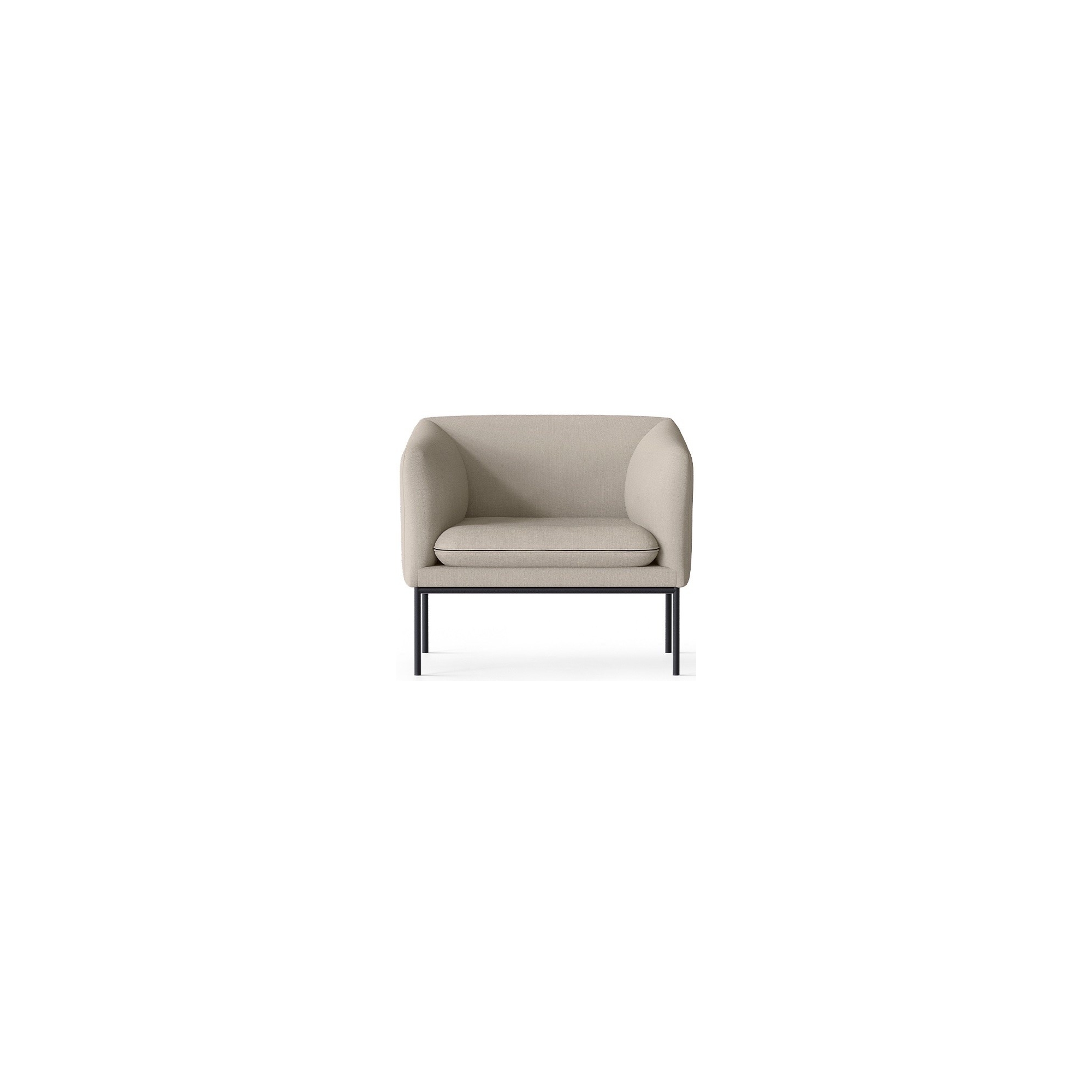 tissu Hot madison 695 – base noire – fauteuil Turn - Ferm Living