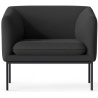 Focus 60212 fabric – black base – Turn lounge chair - Ferm Living