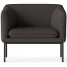 Steelcut Trio 383 fabric – black base – Turn lounge chair - Ferm Living