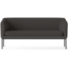 Cyber 2101 fabic – black base – Turn 2-seater sofa - Ferm Living