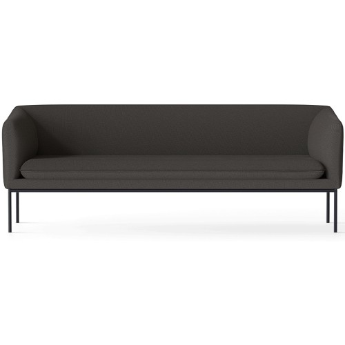 Cyber2101 fabric –  black base – Turn 3-seater sofa - Ferm Living