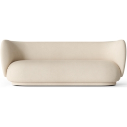 Ferm Living – Canapé 4 places Rico, Brushed Off-White