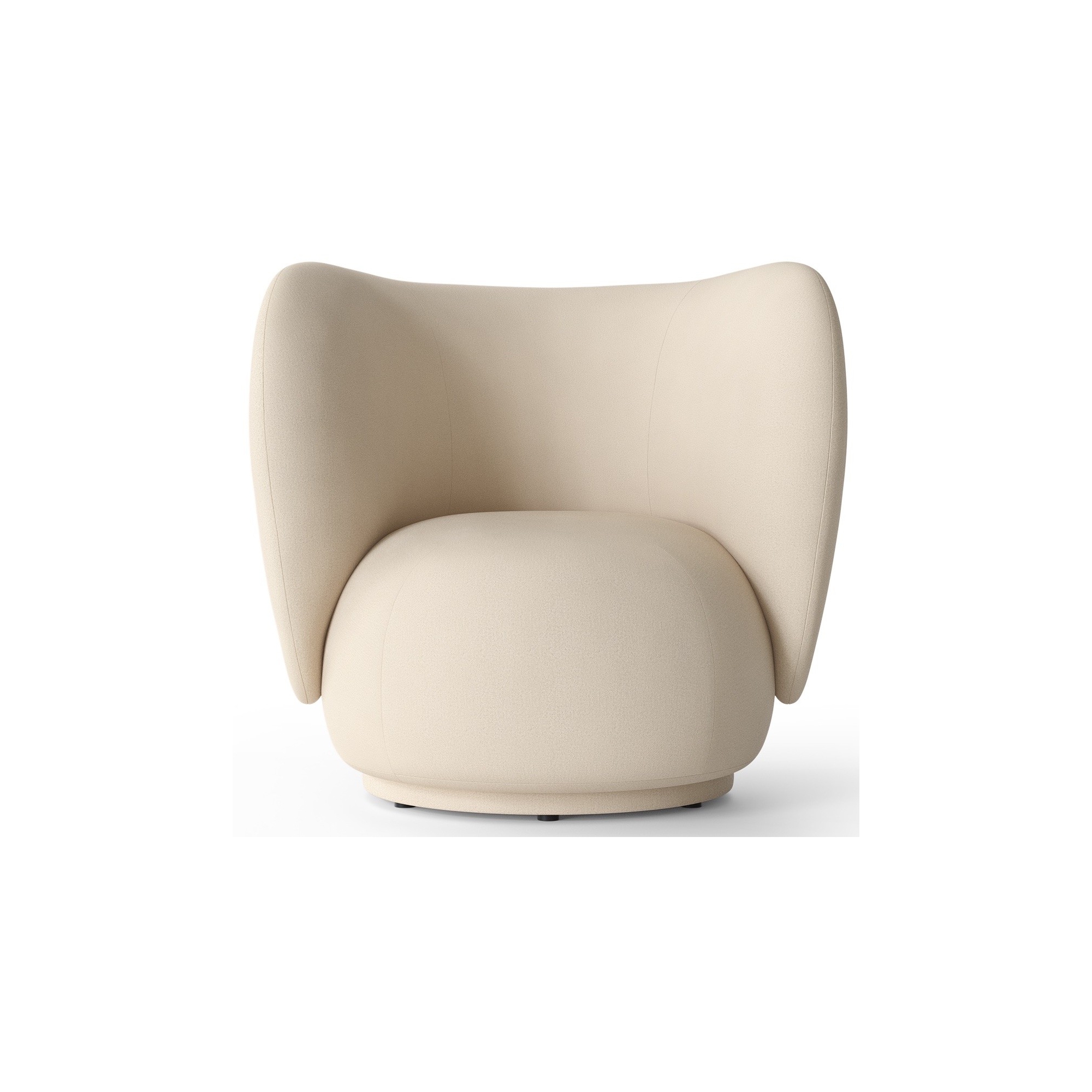 Ferm Living – Rico Lounge chair, Brushed off-white