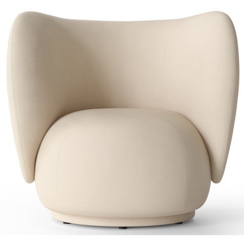 Ferm Living – Rico Lounge chair, Brushed off-white