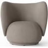 Rico lounge chair – Brushed warm grey - Ferm Living