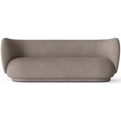 Canapé 3 places Rico – Brushed warm grey - Ferm Living