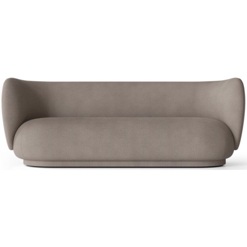 Ferm Living – Canapé 3 places Rico, Brushed warm grey