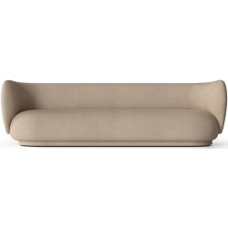 Rico 4-seater sofa – Brushed sand - Ferm Living