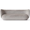 Canapé 3 places Rico – Faded Velvet 17 Concrete - Ferm Living