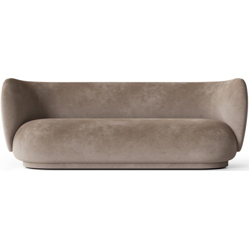 Canapé 3 places Rico – Faded Velvet 26 Beige - Ferm Living