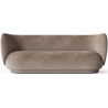 Canapé 3 places Rico – Faded Velvet 26 Beige - Ferm Living