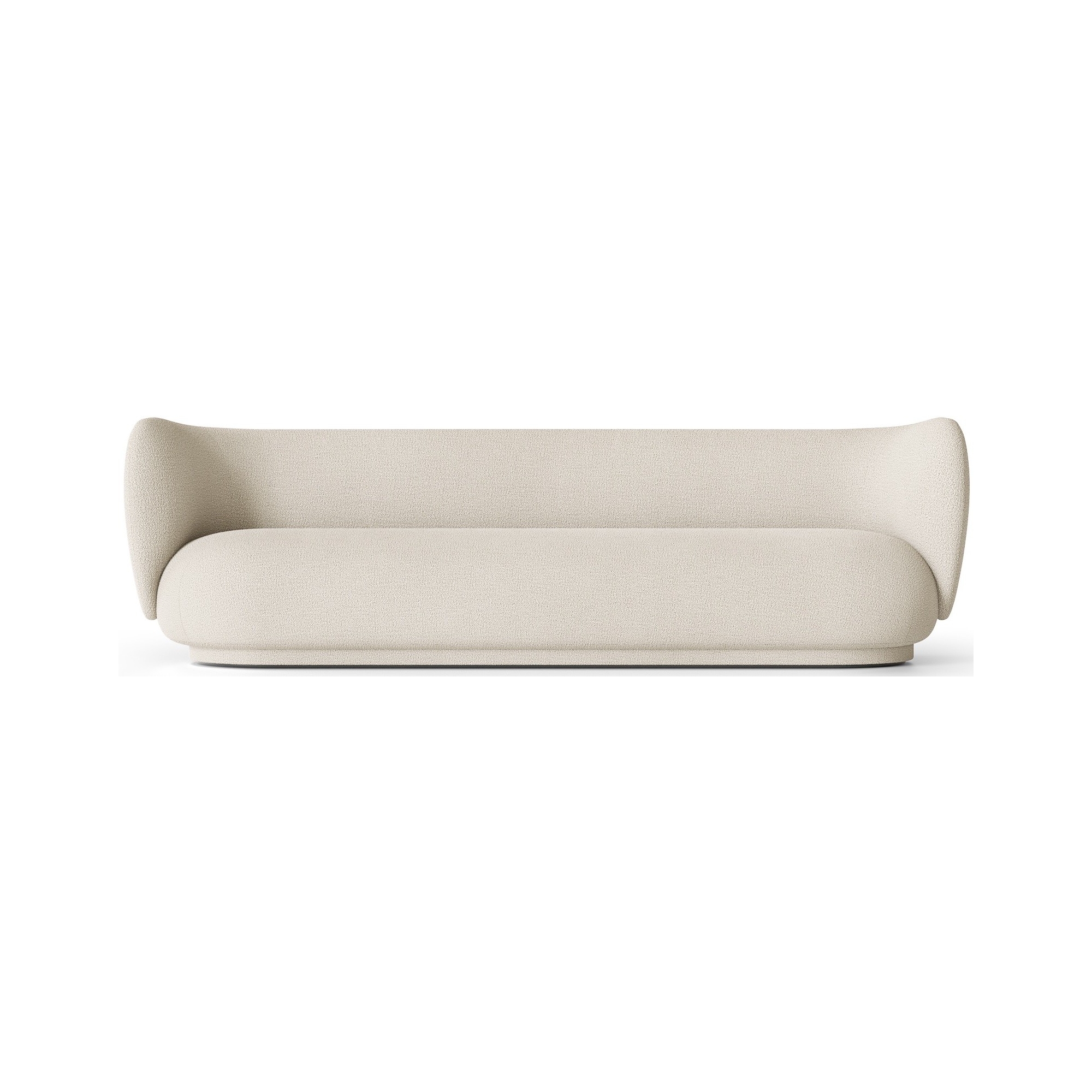 Ferm Living – Canapé 4 places Rico, Bouclé Off-White