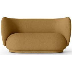 Canapé 2 places Rico – Bouclé Laine Sugar Kelp - Ferm Living