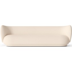 Canapé 4 places Rico – Bouclé Laine Off-white - Ferm Living