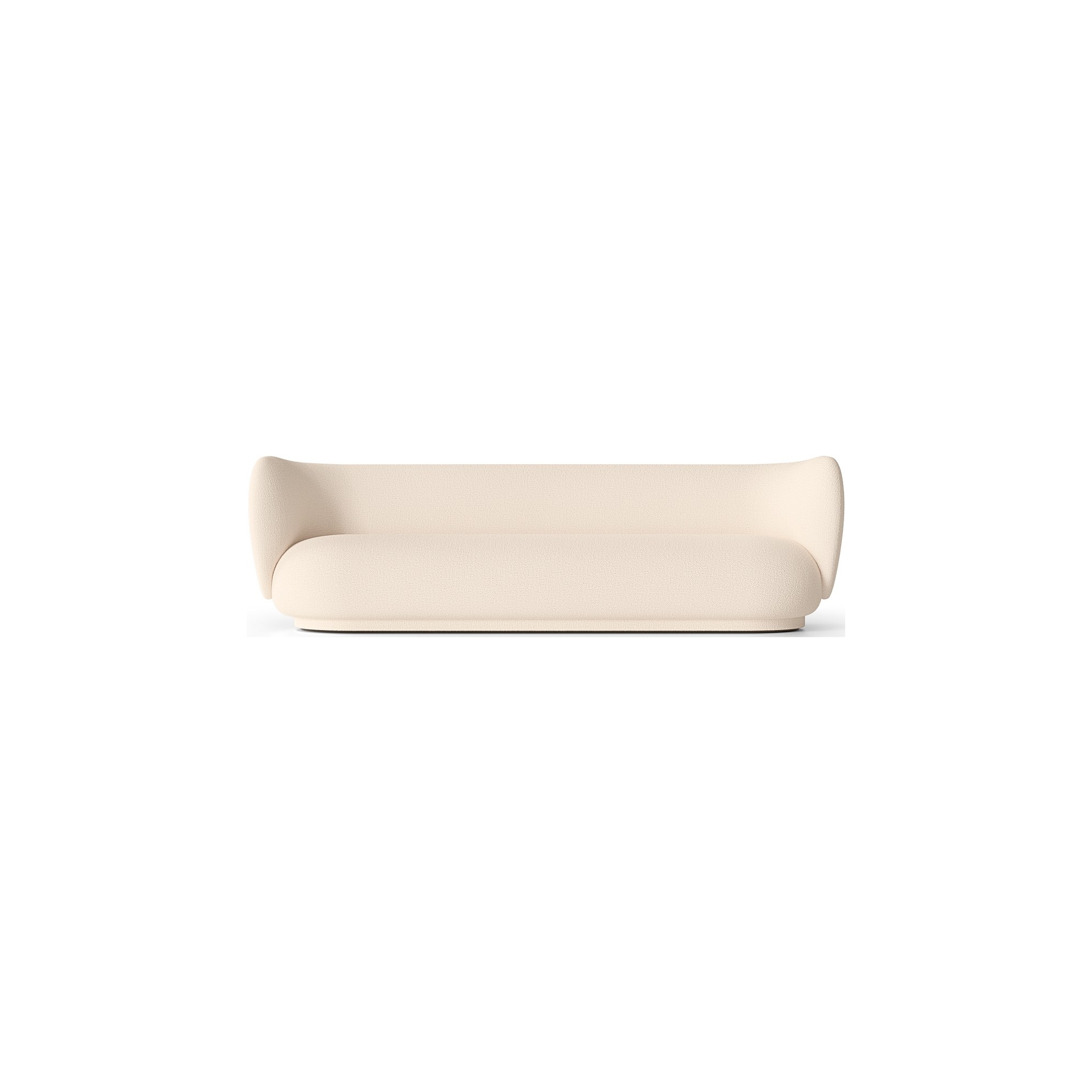 Canapé 4 places Rico – Bouclé Laine Off-white - Ferm Living