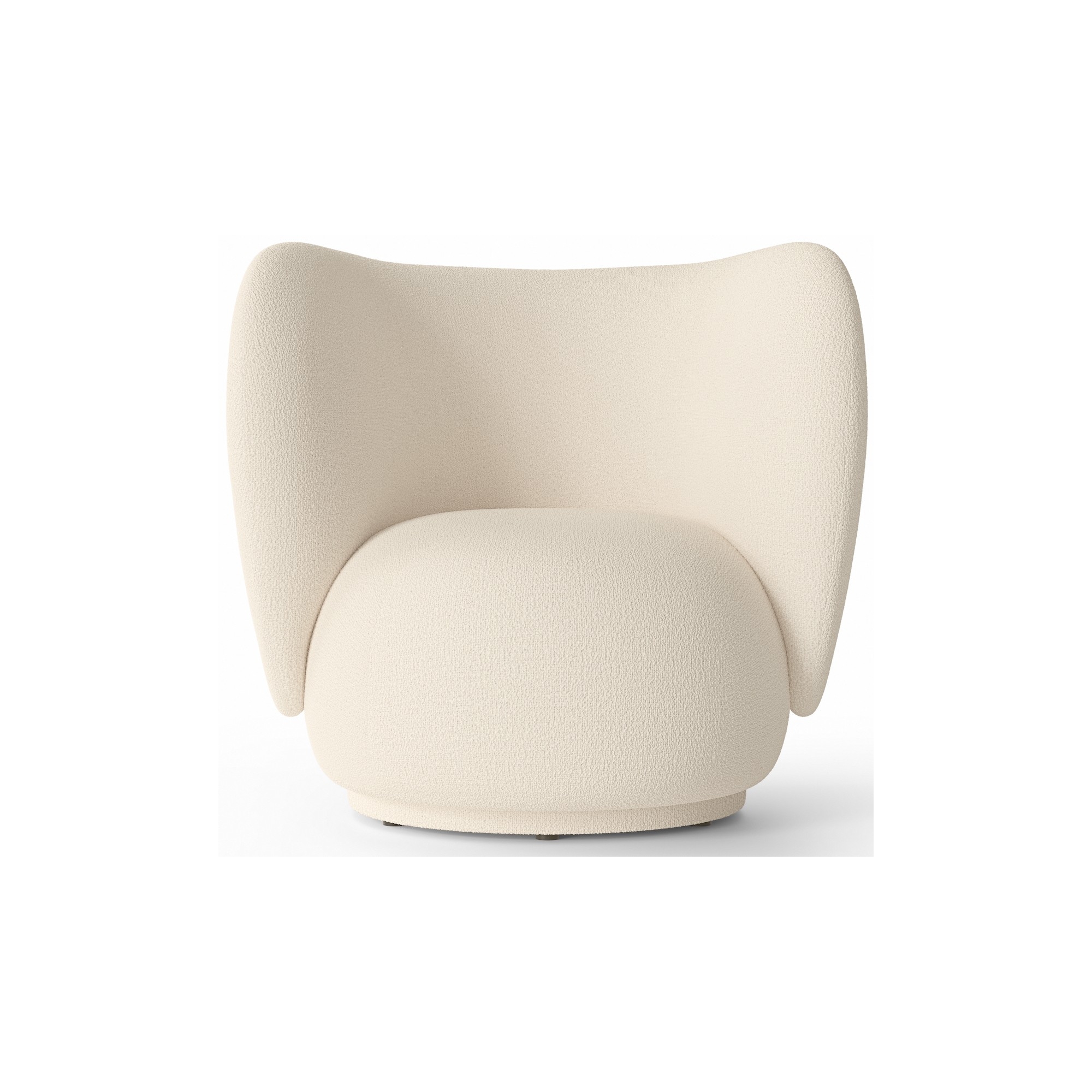 Fauteuil Rico – Bouclé Laine Off-White - Ferm Living