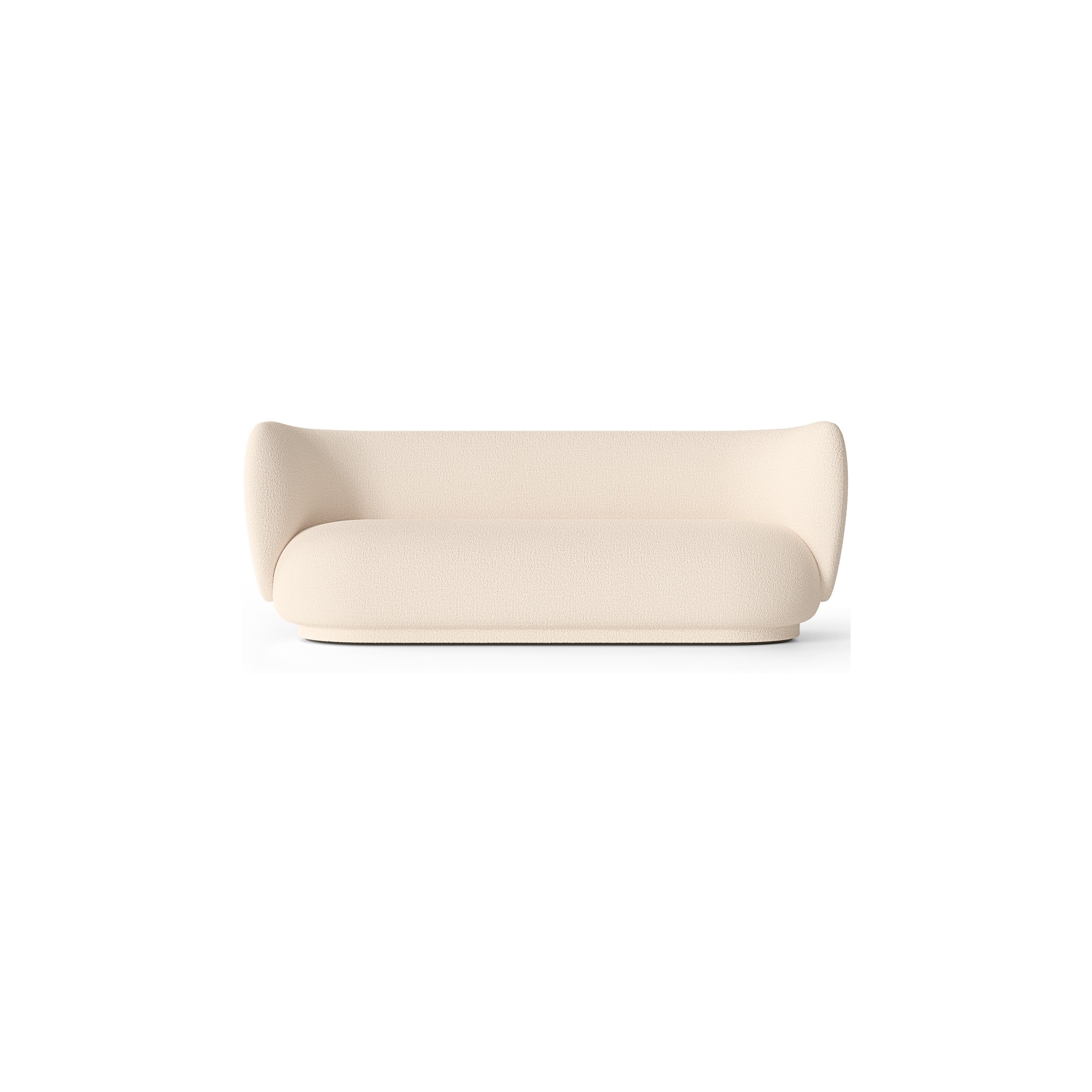 Rico 3-seater sofa – Wool Bouclé Off-White - Ferm Living