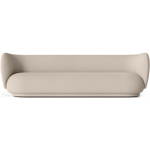 Rico 4-seater sofa – Wool Bouclé natural - Ferm Living