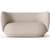 Canapé 2 places Rico – Bouclé Laine naturel - Ferm Living