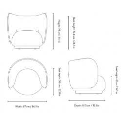 Fauteuil Rico – Tonus 474 - Ferm Living