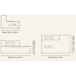 Open End Module Right L301 – CATENA Sofa - Ferm Living