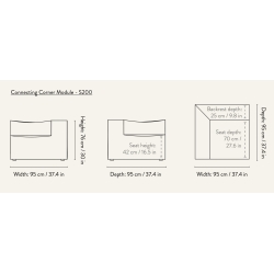 Ferm Living – Angle S200 – Canapé CATENA