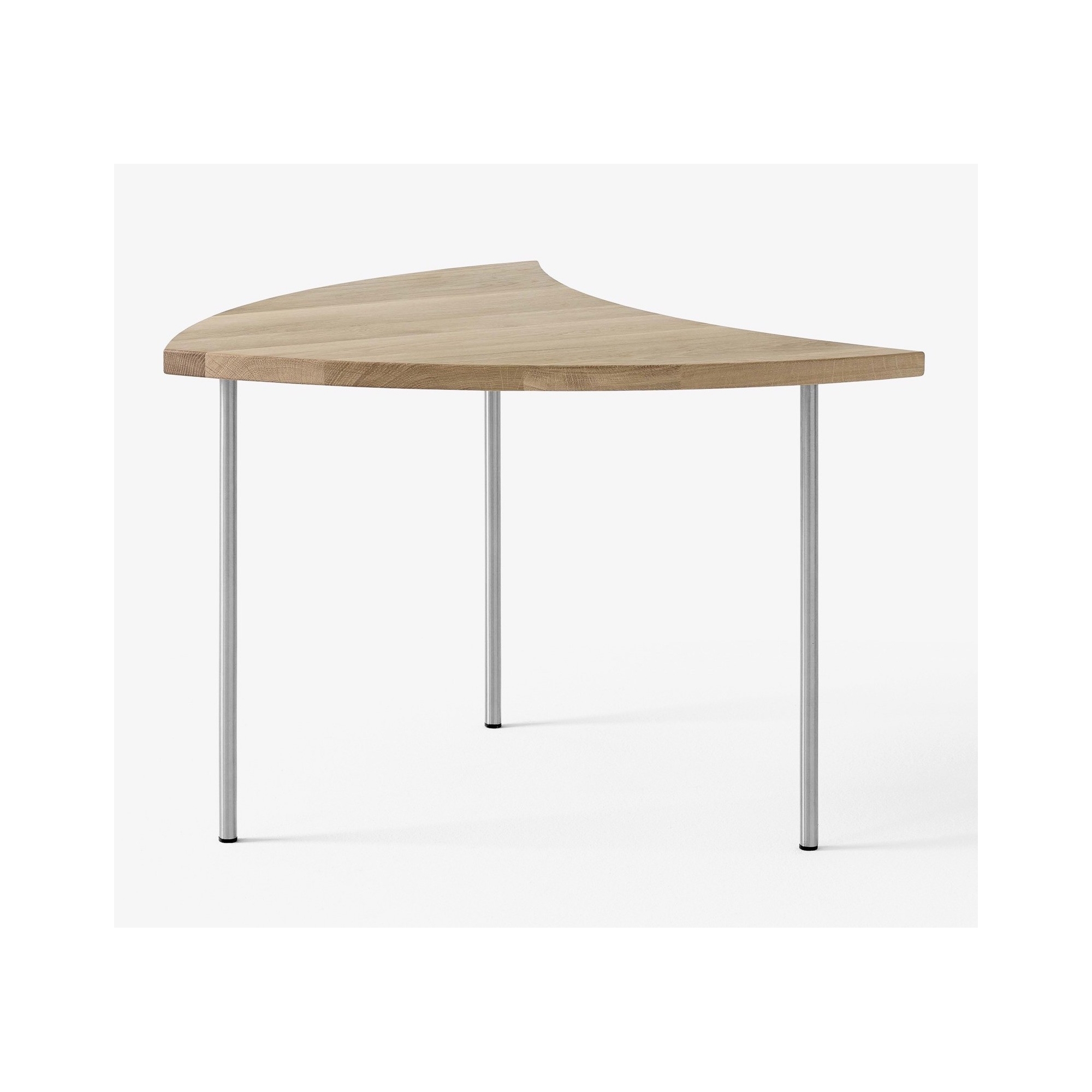 Pinwheel table – oiled oak / Stainless Steel - &Tradition