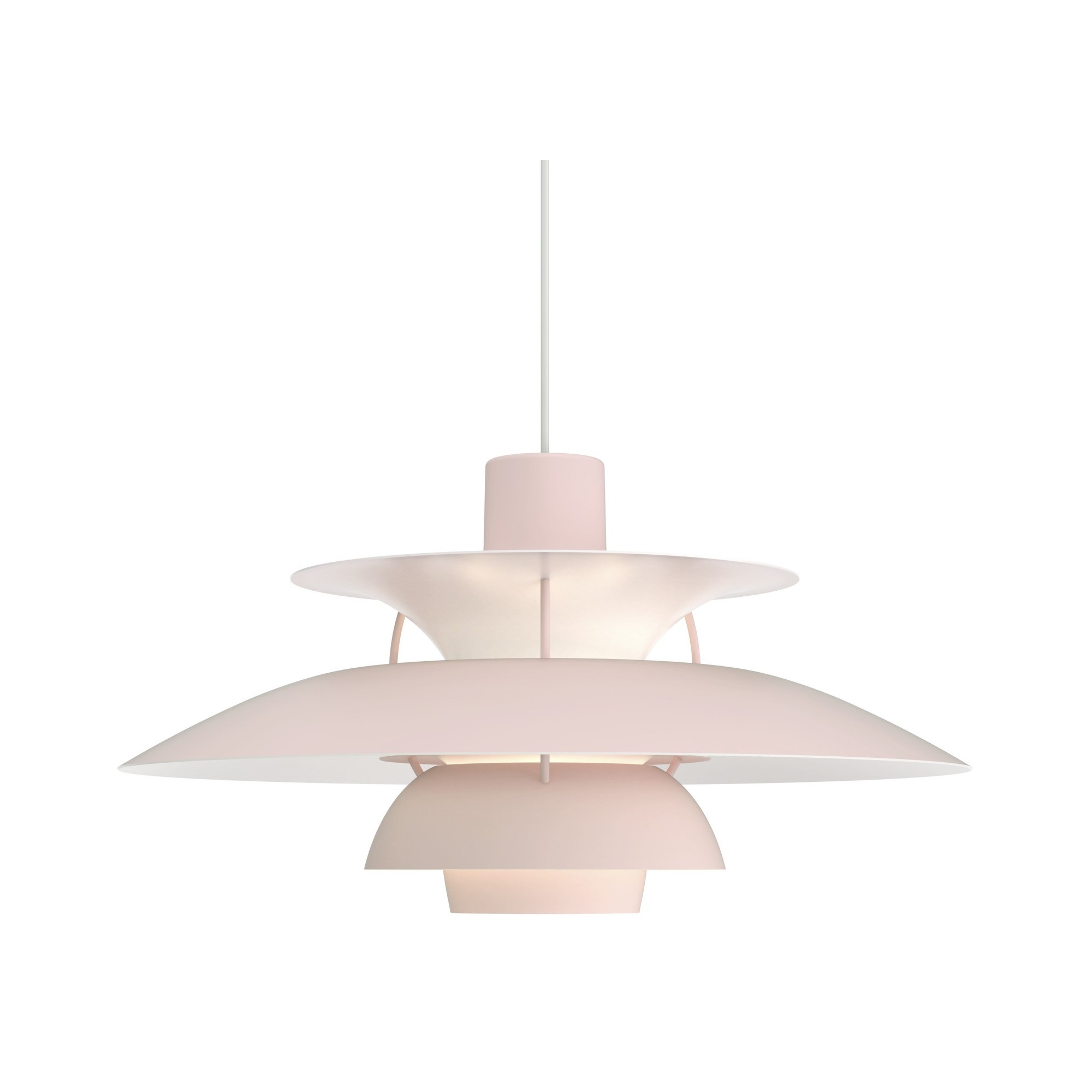 Louis Poulsen – Suspension PH5, monochrome pale rose