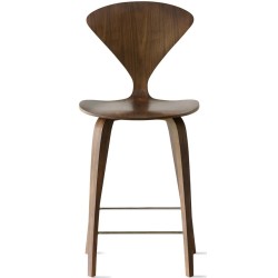 Tabouret de bar Cherner – noyer classique