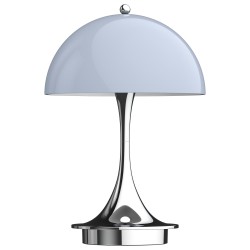 Louis Poulsen –  Lampe Panthella Portable 160, acrylique opal gris