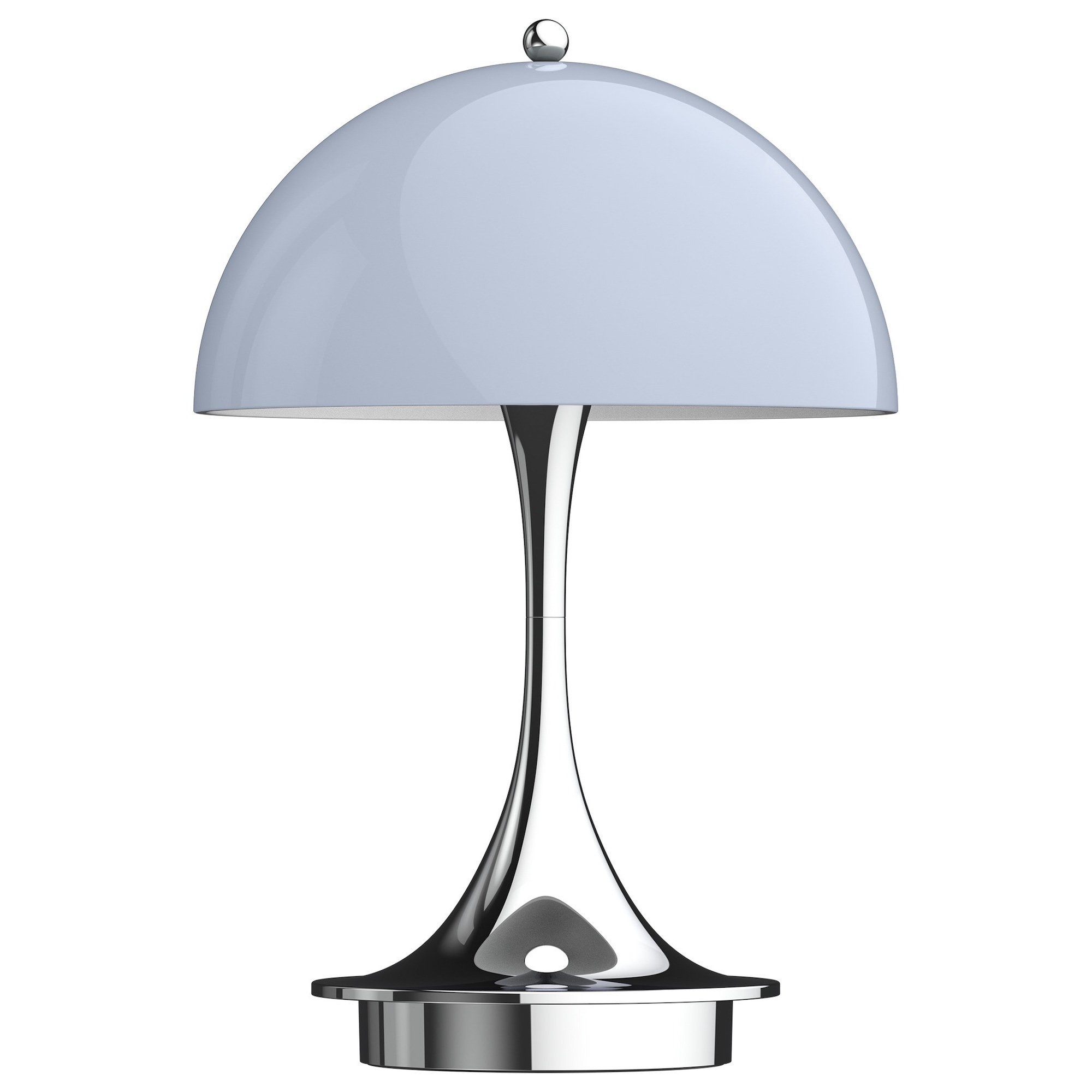 Louis Poulsen –  Lampe Panthella Portable 160, acrylique opal gris