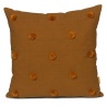 50x50cm – Housse de coussin Dot tufted – Brun et moutarde - Ferm Living