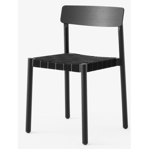 Betty Chair TK1 – Black / Black linen - &Tradition