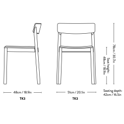 Chaise Betty TK3 - &Tradition