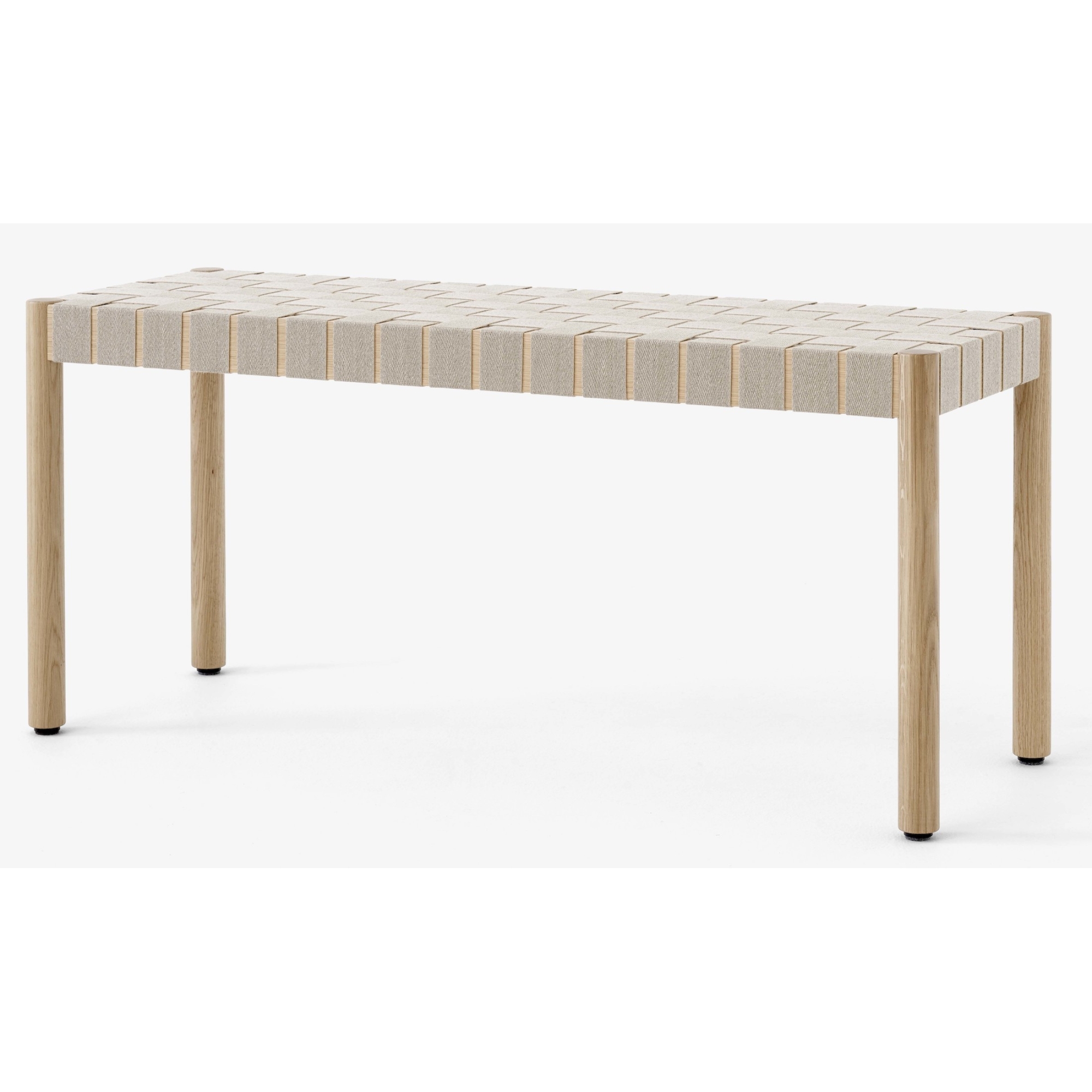 Betty Bench TK4 (105 cm) – Oak / Natural linen - &Tradition