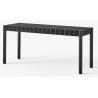 Banc Betty TK4 (105 cm) – Noir / Lin noir - &Tradition