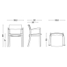 Pastis Armchair (with armrests) - HAY