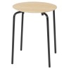 Tabouret Herman – chêne Huilé – pieds noir - Ferm Living