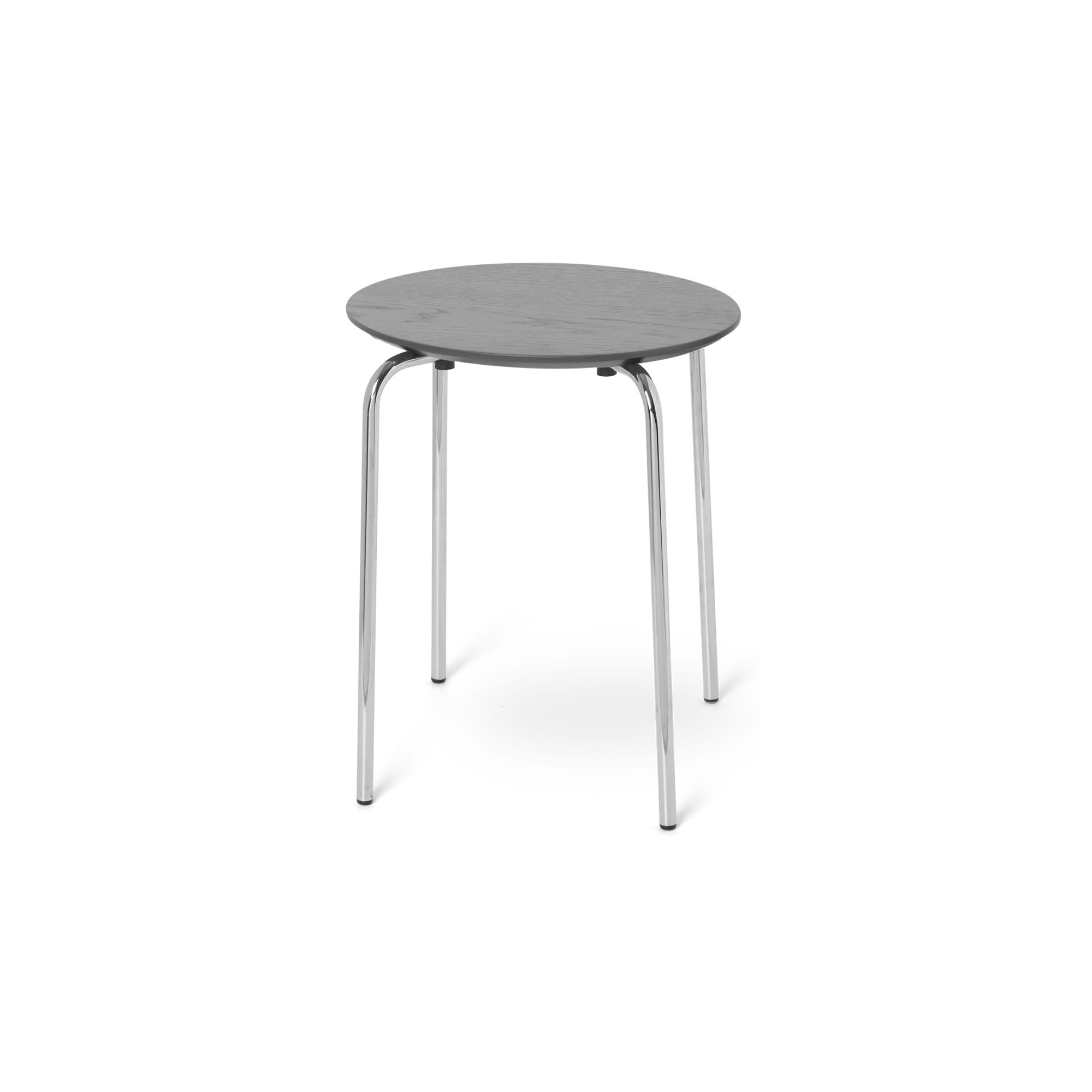 Herman stool – warm grey – chrome legs - Ferm Living