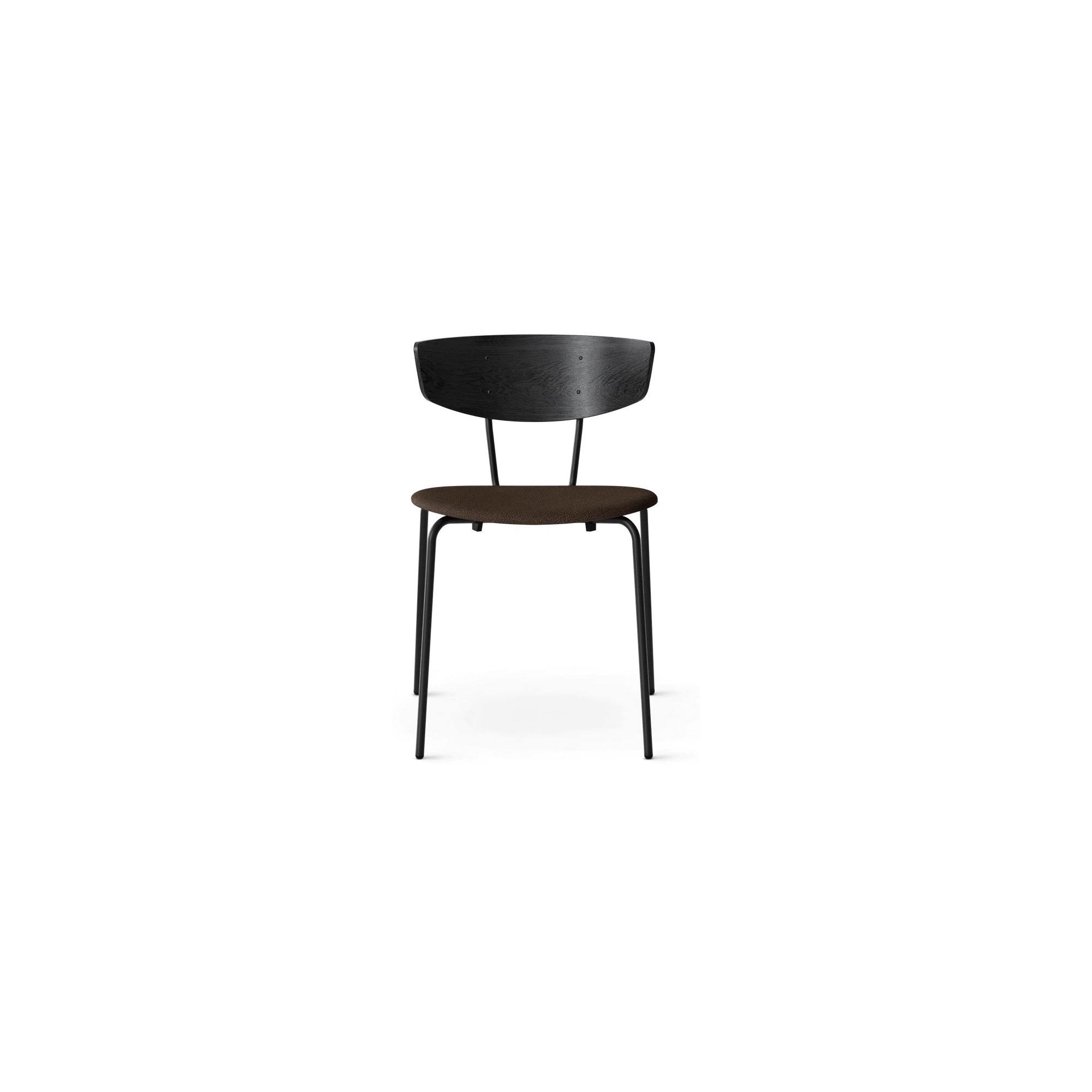 Black oak  / brown Fiord  / black - Herman chair upholstered - Ferm Living