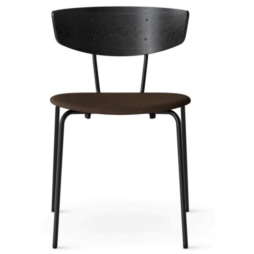 Black oak  / brown Fiord  / black - Herman chair upholstered - Ferm Living