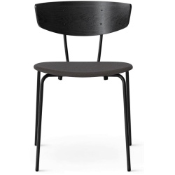 Black oak  / Cyber grey / black - Herman chair upholstered - Ferm Living