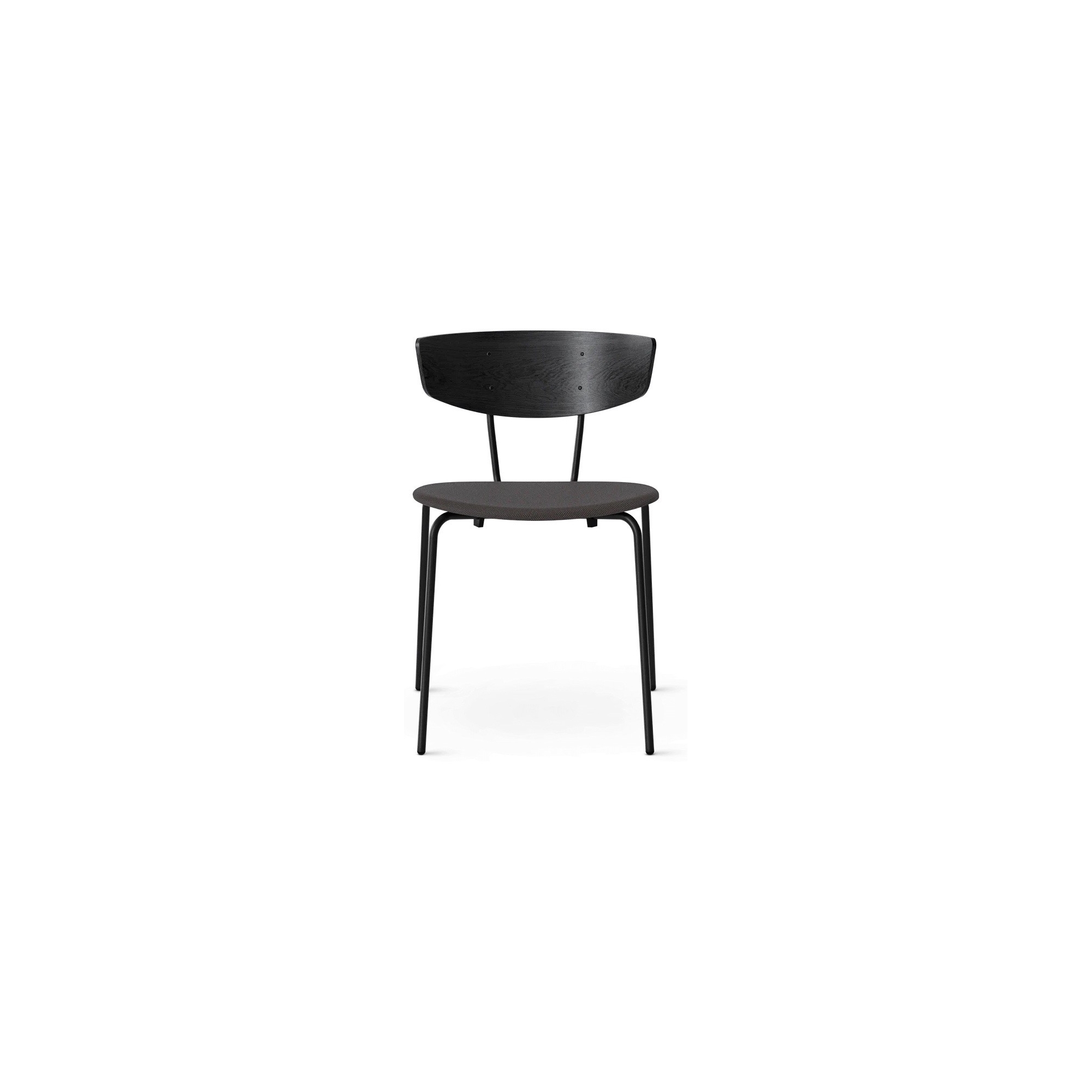 Black oak  / Cyber grey / black - Herman chair upholstered - Ferm Living